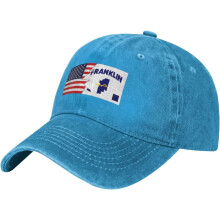 Franklin County AR-flaggbaseballcaps – justerbar bomull