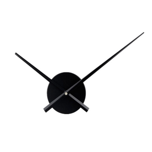 Metal Wall Clock – Open Design, Hour Hand Only, Gold or