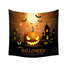 Halloweenpumpa-tapetbakgrund 100x150cm