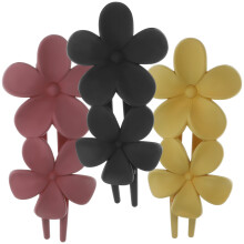 Pinces à cheveux crocodile pour cheveux fins, lot de 3, couleurs assorties