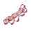 Hårspänne med strassblommor, rosa, 1-pack 4