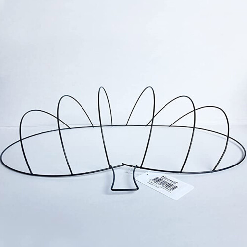 4 Pack Pumpkin Metal Wreath Forms 11.4 x 9.8 in 2