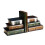 Vintage-Buchorganizer aus Holz (Attrappe) 2