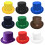 Chapéu Fedora Alto de Tecido para Festas e Cosplay 4