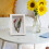 Wood Shadow Box Frame 4x6in with Linen Backboard 2