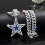 Pentagramhänge Kubanskt Halsband 15mm Silver/Guld 2