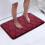 Tapis de sol rouge en peluche polyester 40 x 60 cm 5