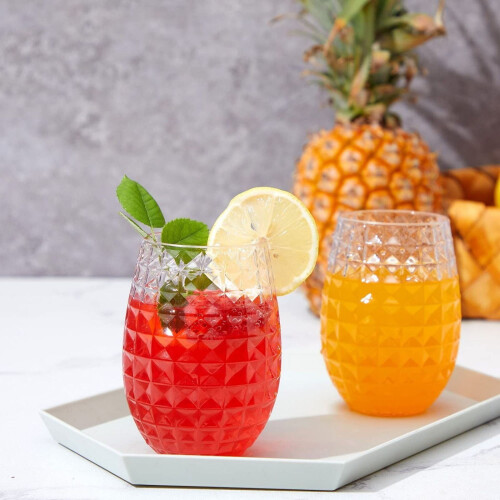 Gobelets en plastique transparent – Réutilisables et recyclables, 35 cl 2
