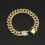 Conjunto de pulsera y collar cubano de cristal de 13 mm 4