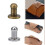 Vintage Inspire Metal Decorative Studs for Garment-Silver white 3