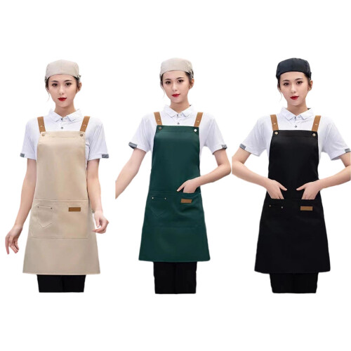 Arbeitsschürze für die Küche, Kochen, Pflanzenbasis,-Grün 2