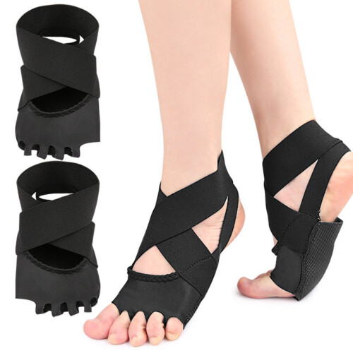 1 Pair Nonslip Yogas Sock Featuring Toe Grip Comfortable Fit-S 1