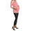 Striped Maternity Top Comfortable Cotton Blend Component-Red M 6
