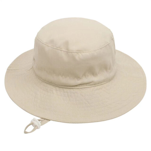 Baby solhat UPF50+ bred skygge polyester bøllehat 1