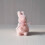 Figurine iepuri cu papion împletit, decor de Paște, 4 buc. 6