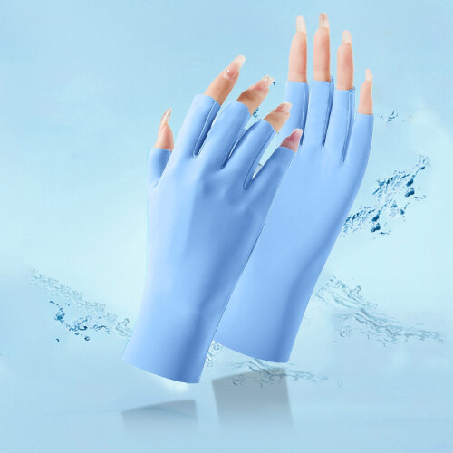 Dame UPF50+ fingerløse solhandsker – nylon/spandex, 1 stk. 2