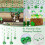 St. Patrick's Day Hanging Grass Leaf Decor 4
