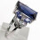 Blue Sapphire Engagement Ring Sterling Silver 0.683 inch 2