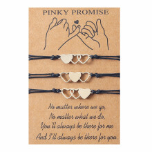 Friendship Bracelets Heart Wax Line 2 3 or 4 Pack