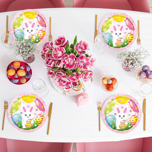 Osterhasen-Eier-Pappteller, 16er-Pack 1