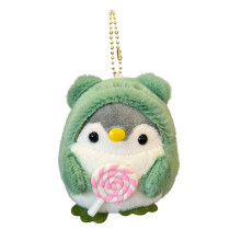 Jucărie de pluș mini pinguin cu lanț agățat