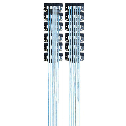 12-delte klips-i-regnbueformede hårforlengelser 20 tommer 1