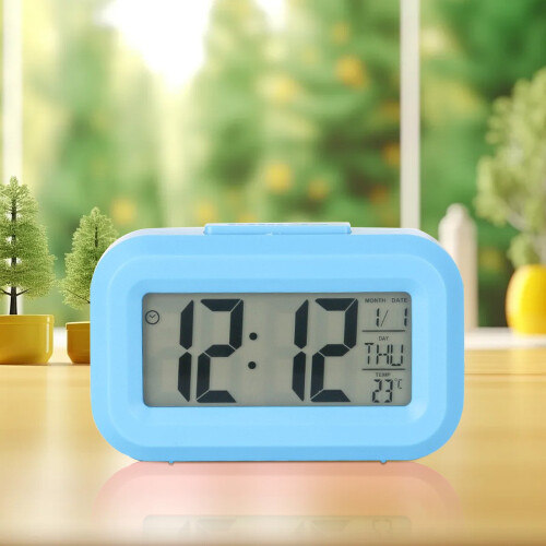 Digitale LED-wekker met 12/24-uurs weergave 1