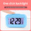 Digitale LED-wekker met 12/24-uurs weergave 5