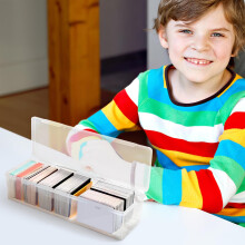Vassoio porta carte da gioco, scatola di plastica per riporre gli oggetti