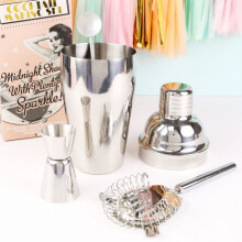 Temerity Jones Boudoir Cocktail Making Shaker Set Stainless Steel Barware Party