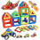 Blocs magnétiques multicolores (60 pièces) pour enfants 1