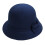 Dame uld Fedora hat med bred skygge og sløjfe 1