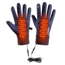 Beheizbare USB-Winterhandschuhe – Wasserdicht, Touchscreen, XL