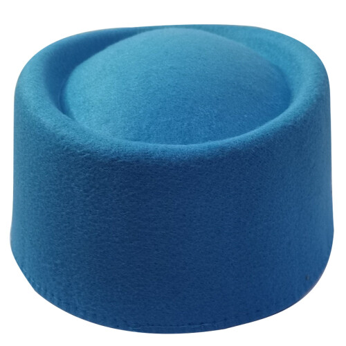 Pillbox-hattebund til kvinder – polyester, 54-58 cm