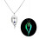 Wolf hanger ketting van lichtgevende legering 1