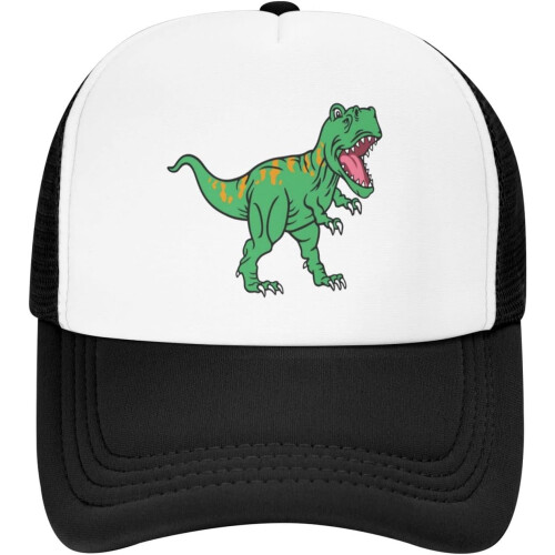 Herre T-Rex Dinosaur Mesh Baseballkasket, justerbar