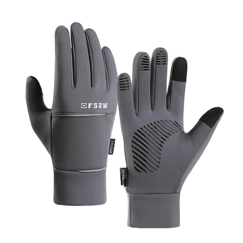 Herren-Winterhandschuhe mit Touchscreen – Winddicht, Warm, 1