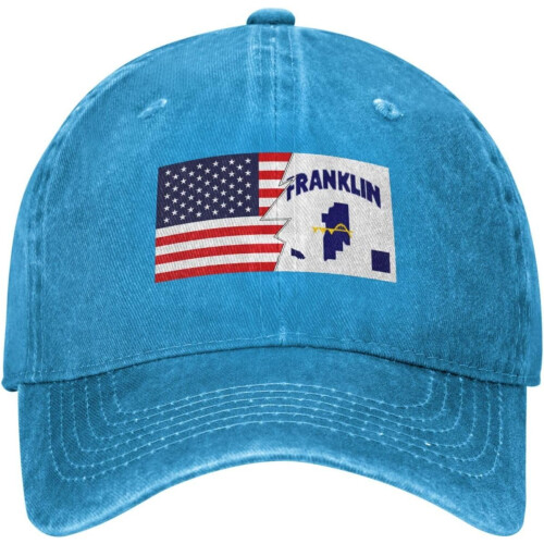 Franklin County AR-flaggbaseballcaps – justerbar bomull 1