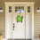 Décoration de porte verte en forme de trèfle pour la Saint-Patrick 4