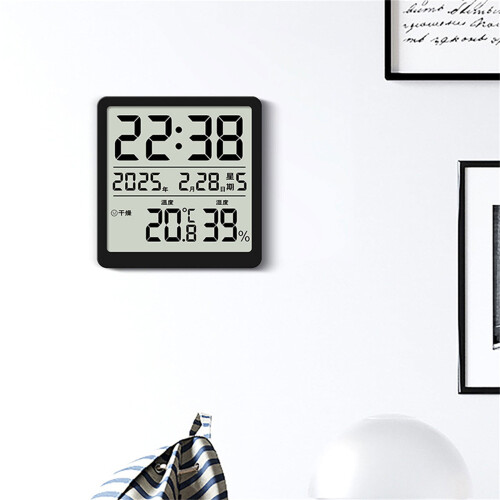 Digitale wekker met temperatuur- en vochtigheidsweergave 1
