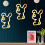 Easter Bunny Window Suction Lights, Battery Operated, Compatible with Easter Decor 5