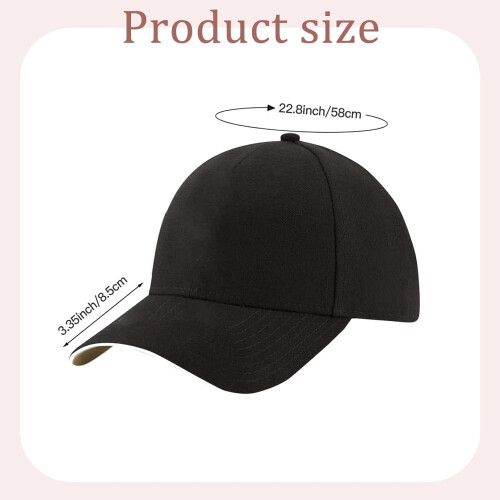Unisex justerbar bomullsbasebollkeps 2