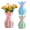 Moderne weiße Kunststoffvase mit Schleife – bruchsicher 4