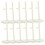 Supporti per bambole FRCOLOR – Set da 12 pezzi in plastica bianca 4