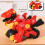 Dinosaur Transformation Car Toy STEM Learning Push and Go 4