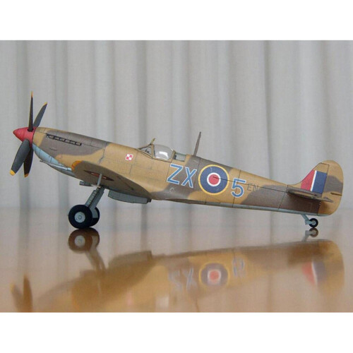 Paper Fighter Model Airplane 1/33 Scale Set 1