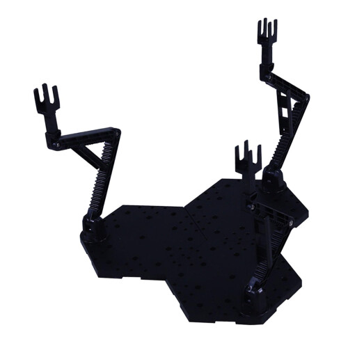 Supporto regolabile per action figure, colore nero 1