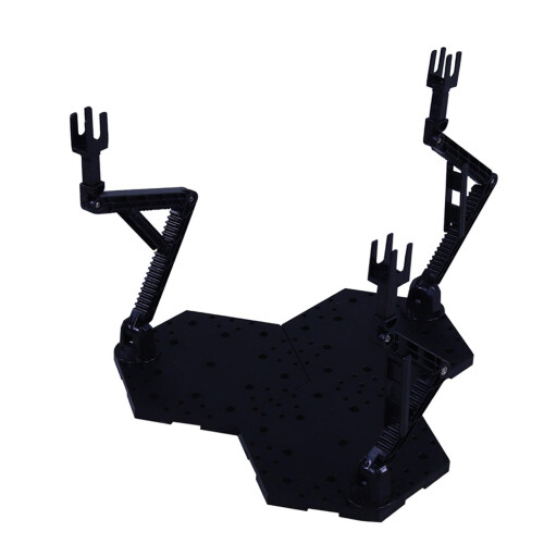 Supporto regolabile per action figure, colore nero 2