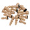 16 pièces d'échecs - Beige - Roi de 63 mm 3