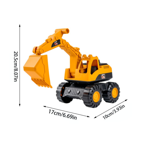 Camion excavator de construcții Aonerit pentru vârste 2-6 ani 2